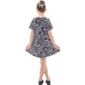 Be true be yourself typographic print pattern Kids  Short Sleeve Shirt Dress View2