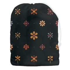 Minimalist Pattern With Simple Lines,flower And Shapes, Creating A Clean And Modern Drawstring Pouch (3xl) by myclothy