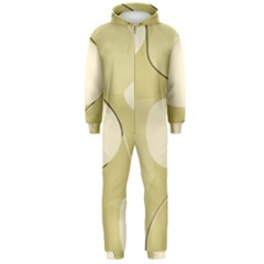 Minimalist Pattern With Simple Lines And Shapes, Creating A Clean And Modern Aesthetic 01 Hooded Jumpsuit (men) by myclothy