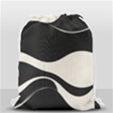 A Minimalist Pattern With Simple Lines And Shapes, Creating A Clean And Modern Aesthetic 06 Drawstring Bag (Small) View2