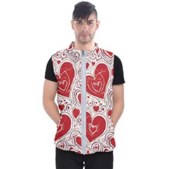 Be My Valentine Men s Puffer Vest by pollyparadiseartshop