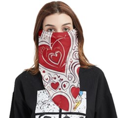 Be My Valentine Face Covering Bandana (triangle) by pollyparadiseartshop