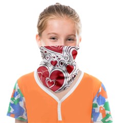 Be My Valentine Face Covering Bandana (kids) by pollyparadiseartshop