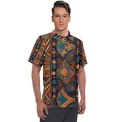 Tribal Chic Men s Polo T-shirt by pollyparadiseartshop