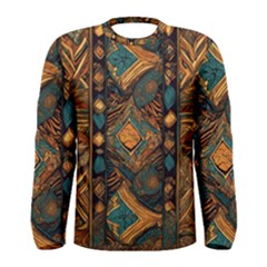 Tribal Chic Men s Long Sleeve T-shirt by pollyparadiseartshop