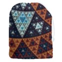 Fractal Triangle Geometric Abstract Pattern Drawstring Pouch (3XL) View1