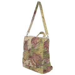 Retro Old Vintage Map Of Europe Crossbody Backpack by Bedest