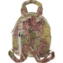 Retro Old Vintage Map Of Europe Travel Backpack View2