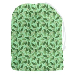 Leaves Pattern Texture Seamless Drawstring Pouch (3xl) by Hannah976