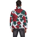 Roses Men s Puffer Bubble Jacket Coat View4