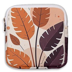 Leaves Boho Monster Nature Mini Square Pouch by Salmanaz77