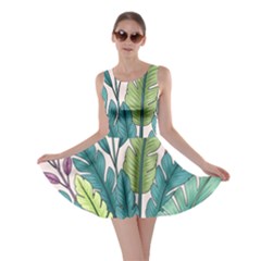 Illustrations Plants Nature Leaves Skater Dress by Salmanaz77