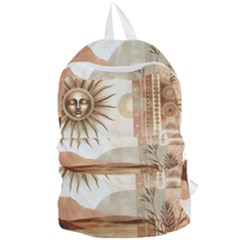 Abstract Sun Boho Bohemian Design Foldable Lightweight Backpack by Salmanaz77