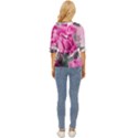 Roses Floral Flowers Nature Pink Romance Romantic Valentines Day Love Lightweight Drawstring Hooded Top View4