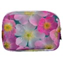 Pink Neon Flowers Flower Make Up Pouch (Small) View2