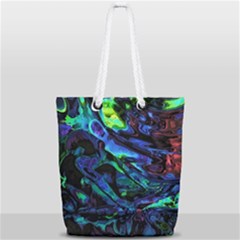 Sci-fi Scenester Full Print Rope Handle Tote (small) by MRNStudios