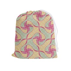 Abstract Pattern Design Scrapbooking Drawstring Pouch (xl) by Paksenen