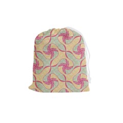 Abstract Pattern Design Scrapbooking Drawstring Pouch (medium) by Paksenen