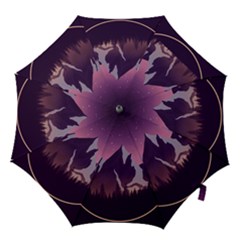 Mountain Night Crescent Moon Hook Handle Umbrellas (small) by Bedest