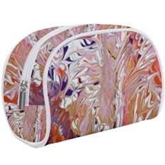 Pour Flames Make Up Case (large) by kaleidomarblingart