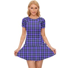 Blue Tartan Plaid 1 Women s Sports Wear Set by dressshop