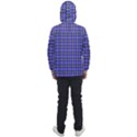 Blue Tartan Plaid 1 Men s Front Pocket Pullover Windbreaker View2