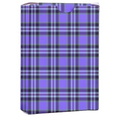 Blue Tartan Plaid 1 Playing Cards Single Design (rectangle) With Custom Box by dressshop
