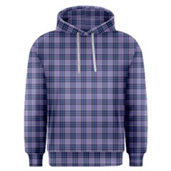 Purple Plaid Tartan 1 Men s Overhead Hoodie by dressshop