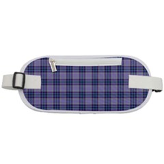 Purple Plaid Tartan 1 Rounded Waist Pouch by dressshop
