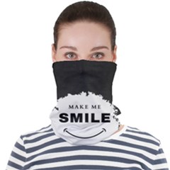 Black And White Simple Make Me Smile T Shirt 20250203 014057 0000 Face Seamless Bandana (adult) by Cowcow2005