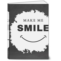 Black And White Simple Make Me Smile T Shirt 20250203 014057 0000 5  X 7  Hardcover Notebook by Cowcow2005