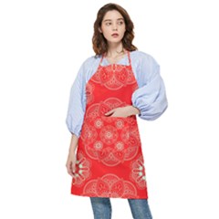 Crimson Current Pocket Apron by ArtfulThreads