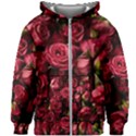Floral Buds Of Roses Beautiful Flowers Kids  Zipper Hoodie Without Drawstring View1