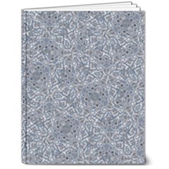 Blue Ornament Complex Mosaic Print Pattern 7  X 9  Softcover Notebook by dflcprintsclothing