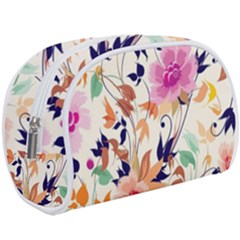 Abstract Floral Background Make Up Case (large) by kyorashop23