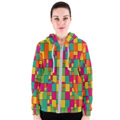 Abstract-background Women s Zipper Hoodie by kyorashop23