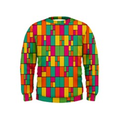 Abstract-background Kids  Sweatshirt by kyorashop23