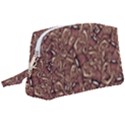 Human Spider Mutant Creatures Motif Random Pattern Wristlet Pouch Bag (Large) View1