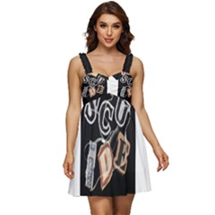 The Fear Has Arrived 20250211 181959 0001 The Fear Has Arrived 20250211 181959 0000 Ruffle Strap Babydoll Chiffon Dress by 120503