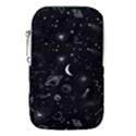 Cosmic Black Space Star Waist Pouch (Large) View1