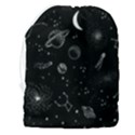 Cosmic Black Space Star Drawstring Pouch (3XL) View2