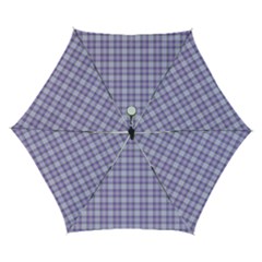 Purple Plaid Tartan 2 Automatic Folding Umbrella With Case (small) by dressshop