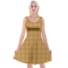 Autumn Fall Plaid Tartan 1 Reversible Velvet Sleeveless Dress by dressshop