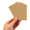 Autumn Fall Plaid Tartan 1 Diagonal Playing Cards Single Design (Rectangle) with Custom Box View3