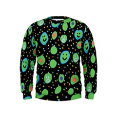Doodle Dot Drawing Kids  Sweatshirt by Salmanaz77