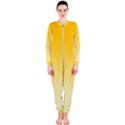 Amber Orange To Cream Yellow Linear Gradient OnePiece Jumpsuit (Ladies) View1