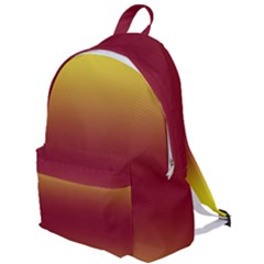 Electric Yellow To Burgundy Red Bilinear Gradient The Plain Backpack by GradientsOmbre