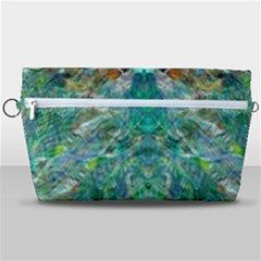 Green Repeats I Handbag Organizer by kaleidomarblingart