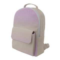 Pink Lace To Cream Yellow Bilinear Gradient Flap Pocket Backpack (large) by GradientsOmbre