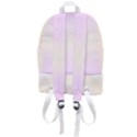 Pink Lace To Cream Yellow Bilinear Gradient Zip Bottom Backpack View3